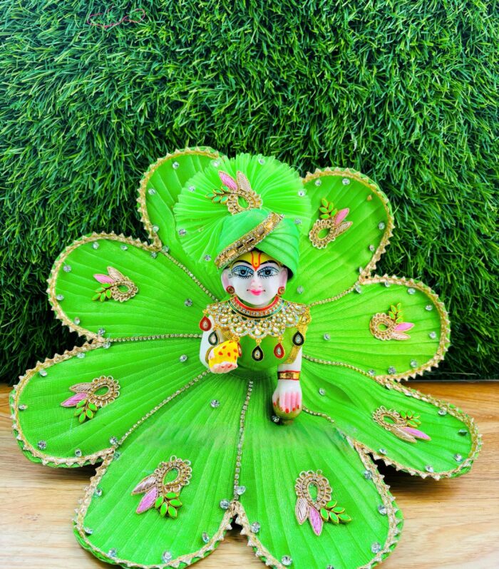 Bal Gopal Flower-Cut Dress | Handmade Traditional Poshak